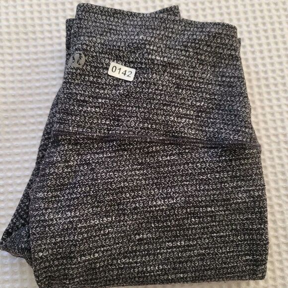 Lululemon Athletica 2 Wunder Under Hi-Rise Tight 25" Luon Variegated Knit Black - Picture 14 of 14